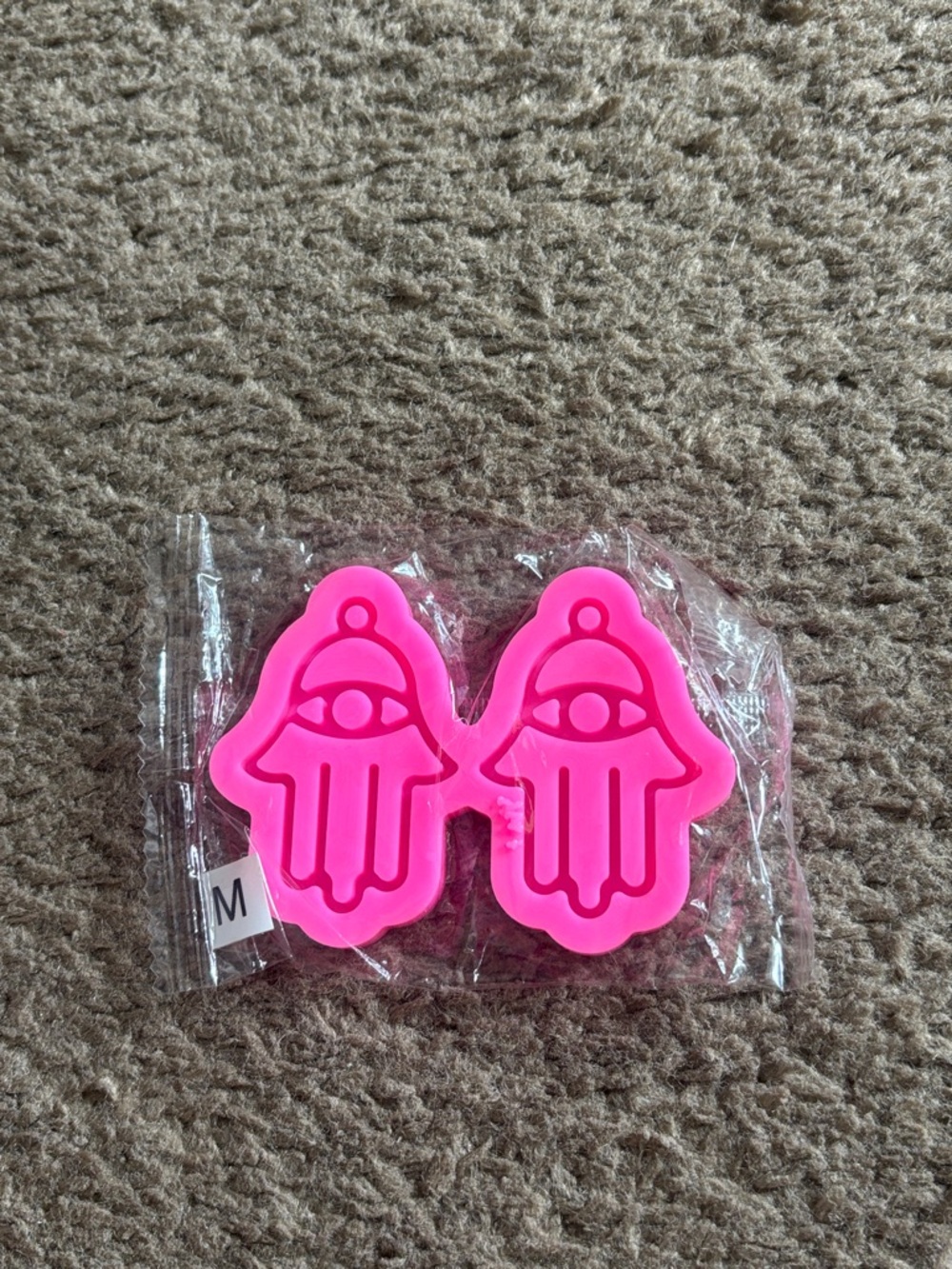 Pink Hamsa Silicone crafting mold (NEW)